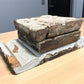 Home & Living > Home Improvement > Moldings & Trim - 3 Plinth Blocks, Door Trim Molding, Architectural Salvage Antique Art...