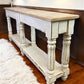 Home & Living > Furniture > Living Room Furniture > Coffee & End Tables - 72" White Sofa Table with Drawers, Coffee Table,...