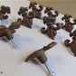 Home & Living > Home Improvement > Drawer Knobs & Pulls - 12 Cast Iron Fleur De Lis Pulls Handles Hardware New Orleans Sai...
