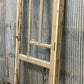 Antique French Single Door (33x81) Glass Pane Door with Jamb, Encased Door T44
