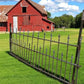 Home & Living > Outdoor & Gardening > Garden Decoration > Yard Art - Wrought Iron Vintage Fence Panel (95x36.5) Architectu...