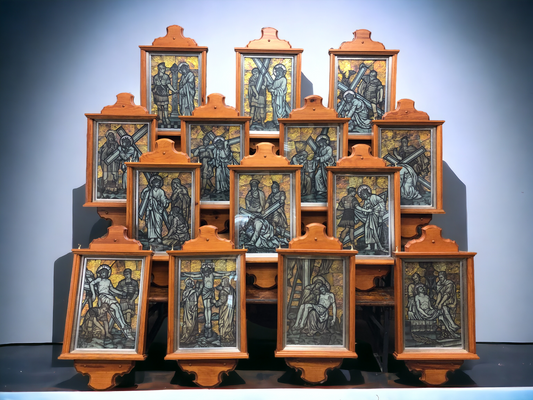 Home & Living > Spirituality & Religion > Religious Statuary - Stations of the Cross, Catholic Church, The Way of the Cros...