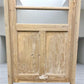 Antique French Single Door (31.5x84) Glass Pane Door with Jamb, Encased Door T33
