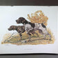 Ernest Hart, German Pointers, Signed Dog Print, 28x22, Wade Collection, Plate 3