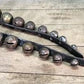 Home & Living > Home Decor > Home Accents > Bells - 17 Sleigh Bells Horse Rein Leather Strap, Christmas Winter Brass Jingl...