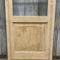 Antique French Single Door (32x93) Glass Pane Door with Jamb, Encased Door T15