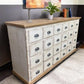 Home & Living > Furniture - 24 Drawer White Apothecary Cabinet Store Cabinet Store Display Pharmacy Cupboard by The Old Gr...