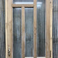 Antique French Single Door (27x81.5) Glass Pane Door with Jamb, Encased Door T27