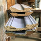 Home & Living > Home Improvement > Moldings & Trim - 4 Wood Trim Pieces, Architectural Salvage, Reclaimed Vintage Crown Mo...