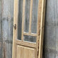Antique French Single Door (27.25x84) Glass Pane Door with Jamb, Encased Door T2