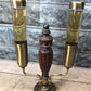 Home & Living > Lighting > Lamps, Shades & Bases > Lamps > Accent Lamps - 1960s Florence Art Astro Lite Double Glitter Lav...