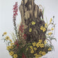 Art & Collectibles > Prints > Lithographs - Maryrose Wampler, Cardinal Flower Sunflower Signed Print 28x22 Wall Art Plate...