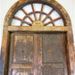 Antique Arched French Double Doors (61.5x130) European Door Jamb, with Jamb, S38