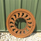 Home & Living > Home Decor > Wall Decor > Wall Hangings - Cast Iron Round Stove Pipe Collar, Chimney Flue Cover, Ornate Gr...