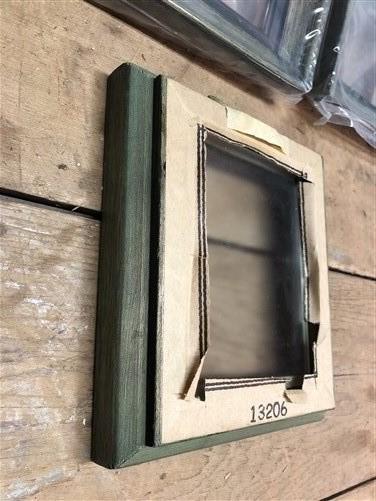 Home & Living > Home Decor > Picture Frames & Displays > Picture Frames - 12 Green Wood 4.5x3.5 Picture Photo Frames with...