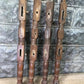 Craft Supplies & Tools > Raw Materials > Wood - 4 Wood Spindles Architectural Salvage Fretwork Furniture House Trim Vintag...