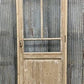 Antique French Single Door (31.5x90) Glass Pane Door with Jamb, Encased Door T29