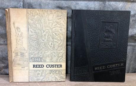 1941 1942 Reed Custer Township Illinois High School Yearbooks, WW2 Era Yearbook