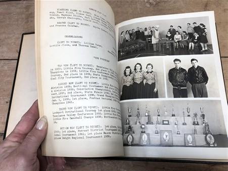 1941 1942 Reed Custer Township Illinois High School Yearbooks, WW2 Era Yearbook
