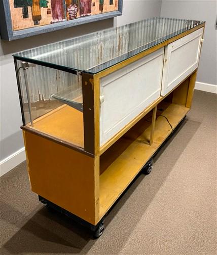 Home & Living > Furniture > Dining Room Furniture > Buffets & China Cabinets - 69" Store Counter Display Case, Mercantile...