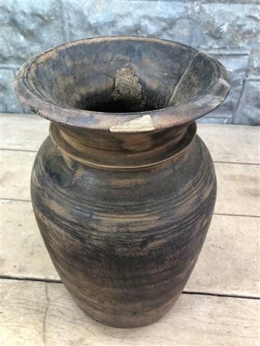 Home & Living > Home Decor > Home Accents > Vases - Wood Pot, Round Water Jug, Planter Urn, Flower Frog Display, Farmhouse...