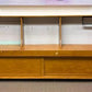 10' Wrapping Station, Vintage Store Counter, Built-in Display Back, Workbench