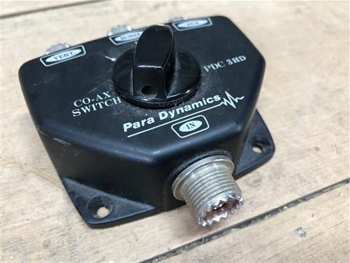 Para Dynamics PDC 3HD Co-Ax Switch, Vintage Ham Radio