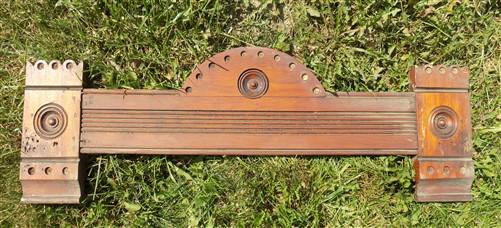 Crown Molding Header Trim Arch Door Window Pediment Architectural Salvage B34
