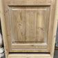 Antique French Single Door (27.25x82) Glass Pane Door with Jamb, Encased Door T6
