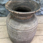 Wood Pot, Round Water Jug, Planter Urn, Flower Frog Display, Farmhouse Box, H