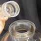 2 Antique Apothecary Show Globes, Art Deco Pharmacy Globes on Metal Stands E