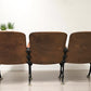 Home & Living > Furniture - 5 Vintage Wood Folding Theater Seats, Auditorium Seats, Entryway Bench, E16 by The Old Grainery