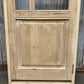Antique French Single Door (27.5x82) Glass Pane Door with Jamb, Encased Door T57