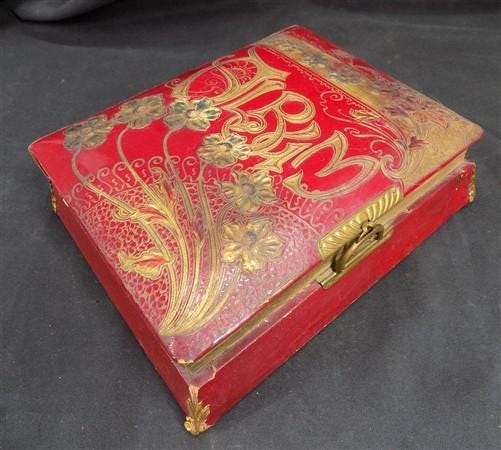 Books, Movies & Music > Books > Art & Photography Books - 1800s Album Musicbox Family Photography Black White Sepia Photos...