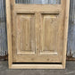 Antique French Single Door (31x88.5) Glass Pane Door with Jamb, Encased Door T17