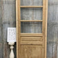 Antique French Single Door (32.5x83) Glass Pane Door with Jamb, Encased Door T54
