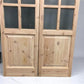 French Double Door (48x96.5) 8 Pane Frosted Glass Door European Styled EM49