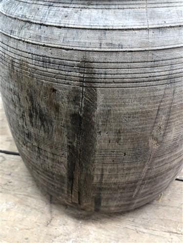 Home & Living > Home Decor > Home Accents > Vases - Wood Pot, Round Water Jug, Planter Urn, Flower Frog Display, Farmhouse...