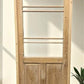 Antique French Single Door (35.5x82) Glass Pane Door with Jamb, Encased Door T25