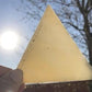 Craft Supplies & Tools > Raw Materials > Glass - Stained Slag Glass Triangle Panes, Reclaimed Church Window Art Glass Piec...