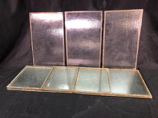 Home & Living > Home Improvement > Windows - 12 Panes Vintage Clear Rain Glass, Textured Obscure Decorative Privacy Glass...