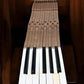 Craft Supplies & Tools > Raw Materials - 12 Black White Piano Keys, Vintage Piano Parts, Art Craft Supplies, Steampunk K b...