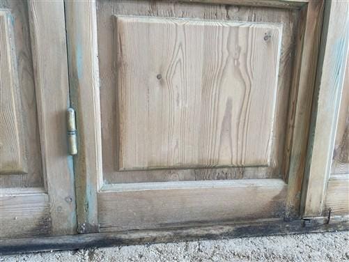 Antique French Double Doors (71x88) Frosted Glass European SideLite Jamb C11