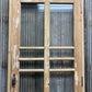 Antique French Single Door (32.5x83) Glass Pane Door with Jamb, Encased Door T11