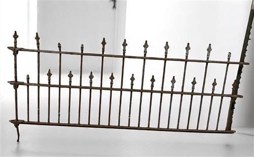 Home & Living > Outdoor & Gardening > Garden Decoration > Yard Art - Wrought Iron Vintage Fence Panel (88x44) Architectura...
