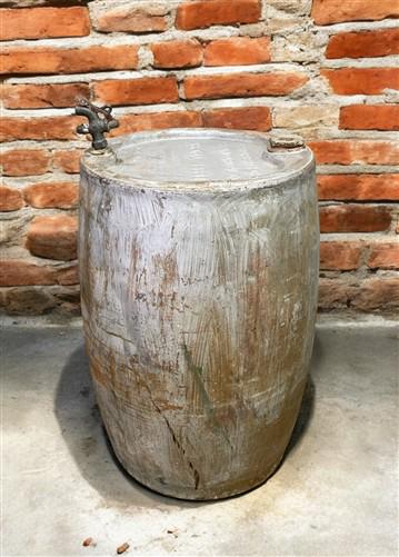 Home & Living > Outdoor & Gardening > Plant Stands - Standard Oil Co Drum, Vintage 56 Gal Steel Drum, Metal Barrel, Indust...