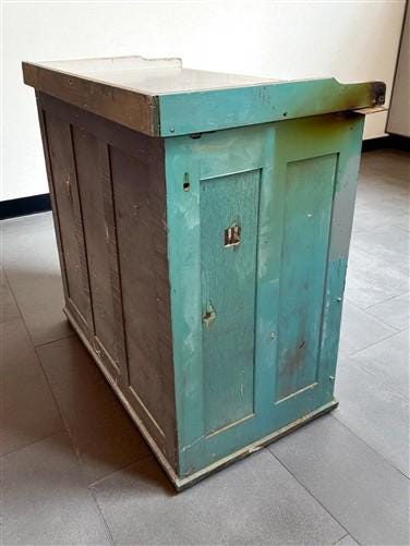 Home & Living > Furniture > Office Furniture > Desks - Watchmaker Bench, Vintage Jewelers Workbench, Entry Hall Table, Ind...