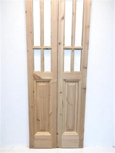 French Double Door (24x96) 6 Pane Glass Door European Styled EM50
