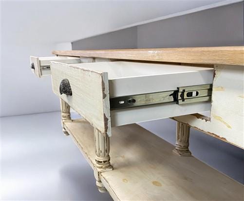 Home & Living > Furniture > Dining Room Furniture > Kitchen Islands - 8' Kitchen Island with Drawers, Store Counter, Store...