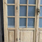 Antique French Double Doors (71x88) Frosted Glass European SideLite Jamb C13